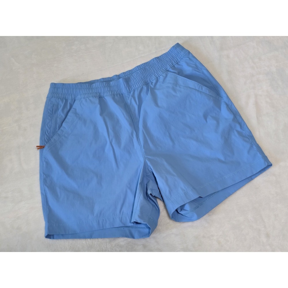 alaskan hardgear by duluth trading co womens 10 blue access point pull on shorts